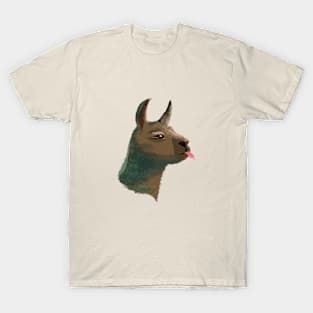 Cute Llama Art T-Shirt